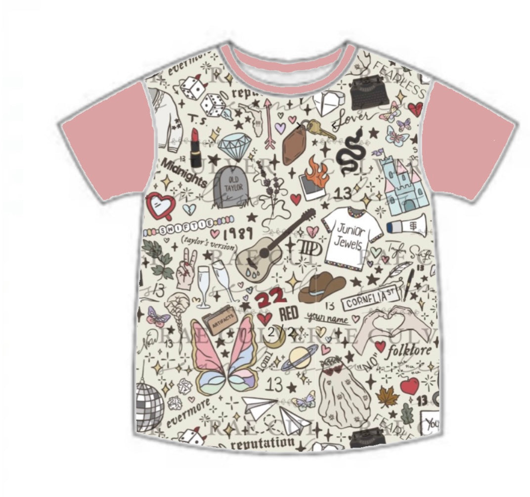 Drop Shoulder T-Shirt - T-Swift