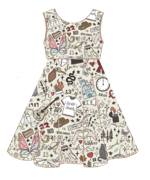 Sleeveless Twirl Dress - T-Swift