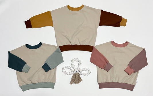 Color Swapped Oversized Crewneck : Made To Order