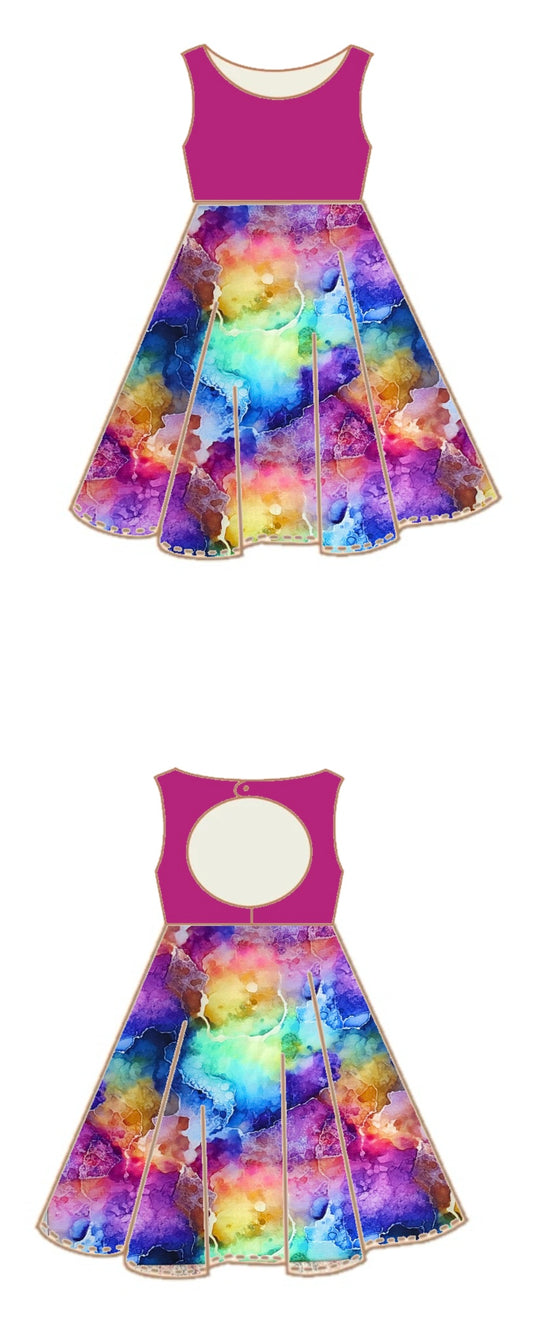Snap Back Twirl Tank Tunic
