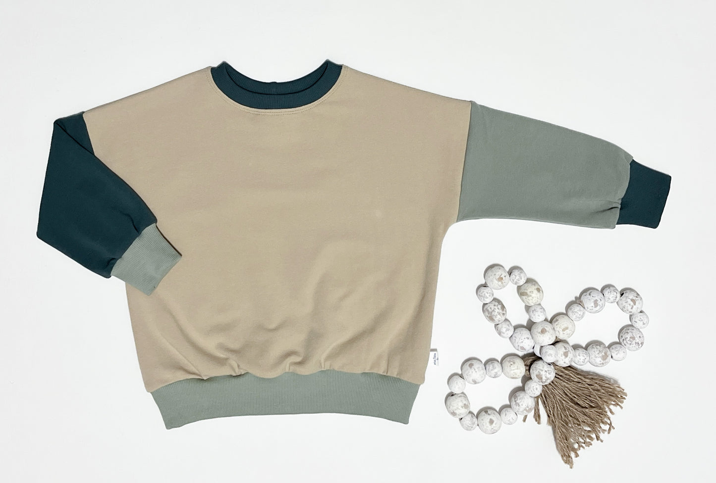 Color Swapped Oversized Crewnecks - 2T