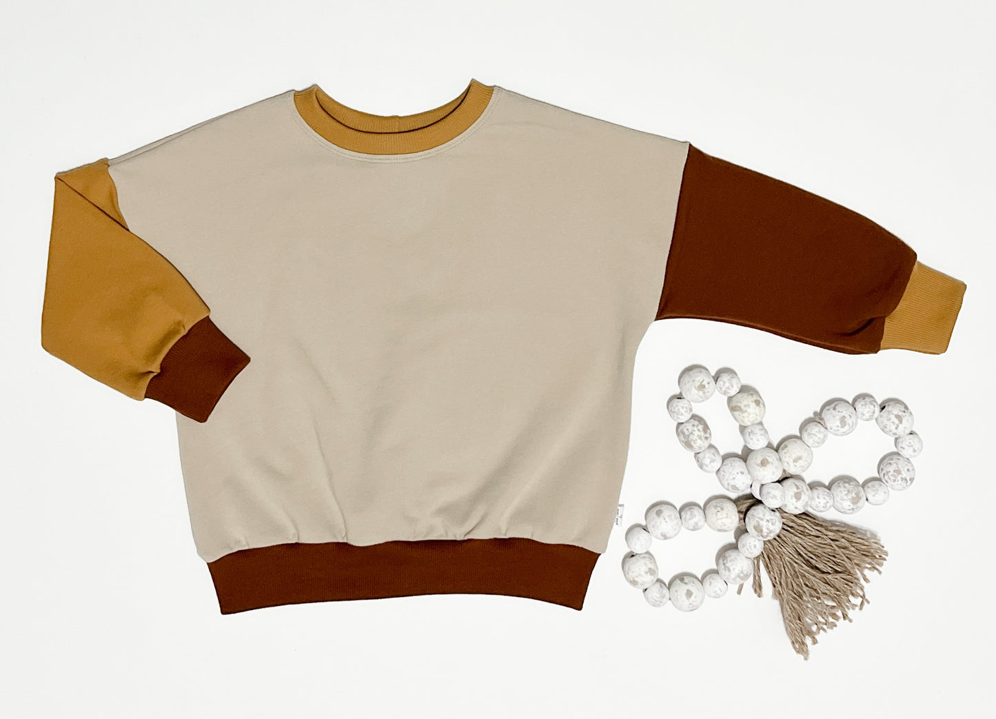 Color Swapped Oversized Crewnecks - 2T